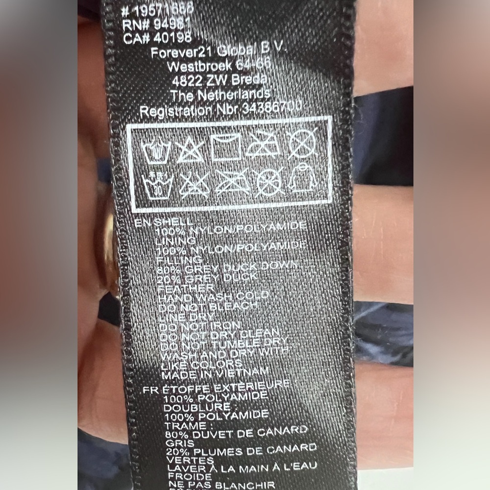 Women Duck Down puffer Jacket Forever 21 - Picture 10 of 11